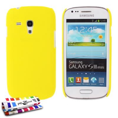 Coque Rigide Ultra-Slim Le Pearls Jaune pour SAMSUNG GALAXY S3 MINI