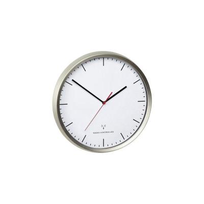 Horloge murale radiopilotÃ© tfa 60.3521.02 30.5 cm x 4.8 cm acier inoxydable brossÃ©