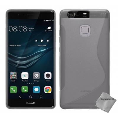 Housse etui coque pochette silicone gel fine pour Huawei P9 Plus - BLANC TRANSPARENT