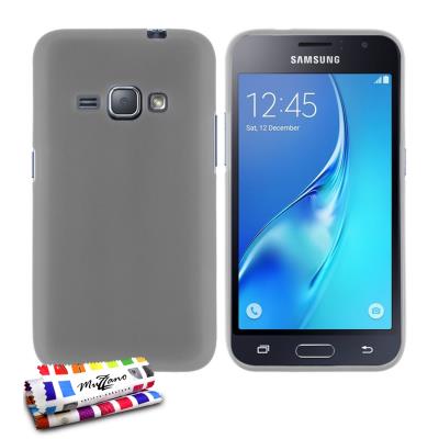 Coque Souple Ultra-Slim Le Glossy Hybrid Gris pour SAMSUNG GALAXY J1 (2016) / J120