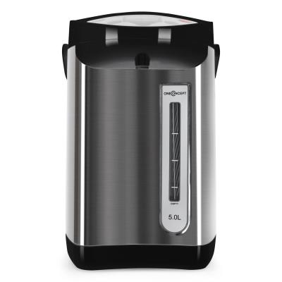 Oneconcept Thermo Pot Fontaine à Eau Chaude 5 Litres Noirargent