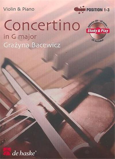 Bacewicz G. Concertino In G Major For Violin And Piano + Cd
