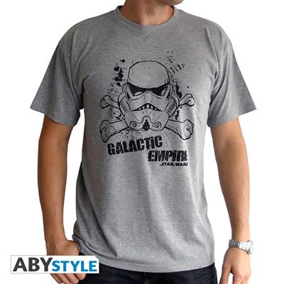 t-shirt star wars galactic empire dark grey taille xl
