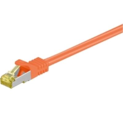 Cat 7 s ftp rj45 orange 1m cat 7 pimf tested up to 600mhz microconnect sftp701o