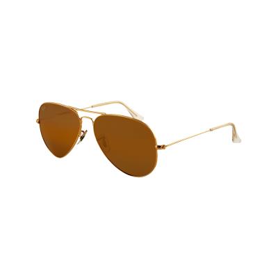Ray-ban aviator arista brun - small-medium - doré