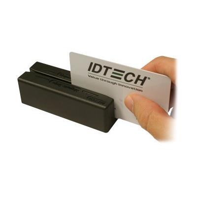 ID TECH MiniMag II - Lecteur de carte magnétique (pistes 1, 2 et 3) - USB, décodeur d'interface - noir