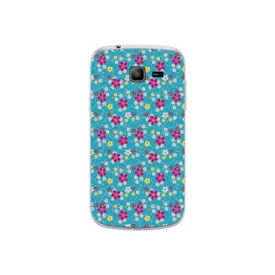 Muvit Customline Graphix Print - Achterzijde behuizing voor mobiele telefoon - flower liberty transparent - voor Samsung Galaxy Trend Lite