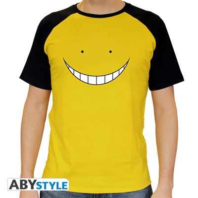 ASSASSINATION CLASSROOM - Tshirt Koro smile homme jaune XXL