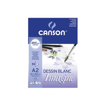 Canson 200 g/m2 Format A1 Bloc a Dessin Imagine