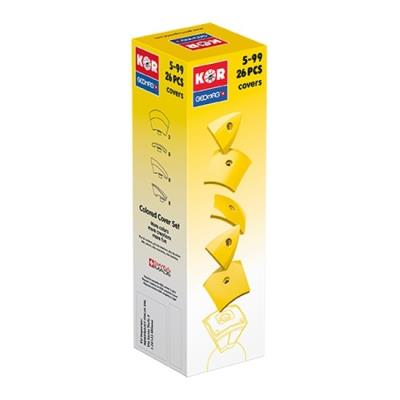 Geomag - 575 - jeu de construction - kor basic cover - jaune geo-575