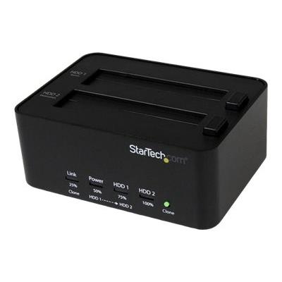 StarTech.com USB 3.0 SATA harde-schijfduplicator- en wisserdock - Standalone 2,5/3,5 HDD- en SSD-wisser en -kloner - vaste-schijfduplicator