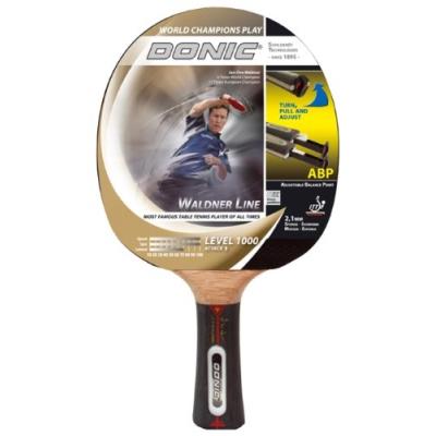 Donic schildkröt waldner 1000 raquette de ping-pong inclus dvd dapprentissage noir rouge