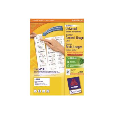 Avery Zweckform 3658 - etiketten - 4800 etiket(ten)