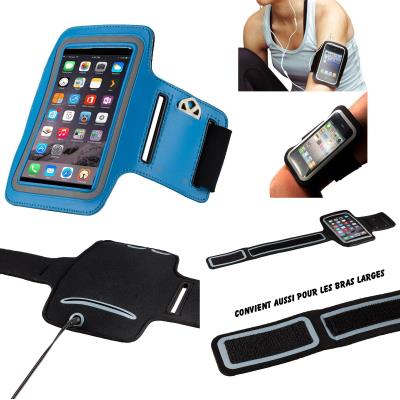 Google Pixel Brassard Sport Neoprene Ajustable - Scratch reglable - Couleur Bleu