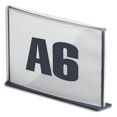 Plaque de porte format A6 coloris anthracite
