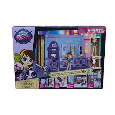 Littlest petshop - a9479es00 - poupée - coffret - la chambre blythe + 1 petshop