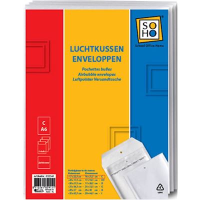 Coussin d'air SOHO Enveloppe C13 A6 3 pièces