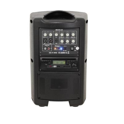 Ibiza MOV8-CD Sono portable amplificateur 150W lecteur CD USB SD Bluetooth VHF A