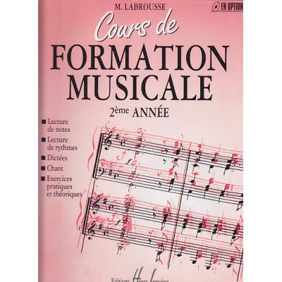 Méthodes et pédagogie LEMOINE LABROUSSE MARGUERITE - COURS DE FORMATION MUSICALE VOL.2 Formation musicale - solfège