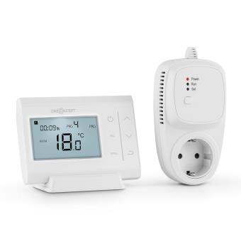 THERMOSTAT SANS FIL oneConcept STF-65 PRISE ELECTRIQUE RADIATEUR PANNEAU TACTILE