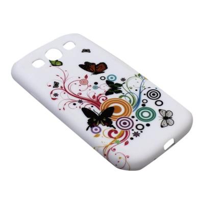Sandberg Print - Beschermende bedekking voor mobiele telefoon - vlinder - voor Samsung Galaxy S III