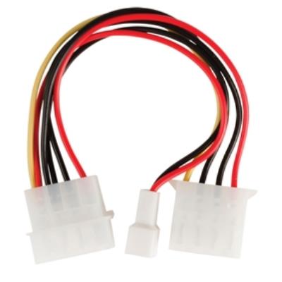 Câble adaptateur dalimentation interne à connecteur molex mâle vers fdd femelle 0,15 m multicolore valueline