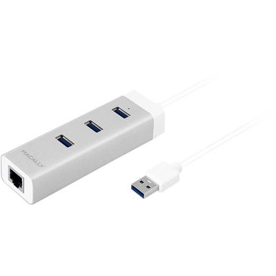 Macally U3HUBGBA - Hub 3 ports USB 3.0 + 1 port Ethernet Gigabit