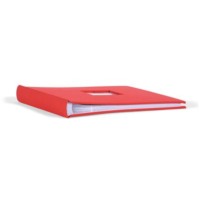 Henzo Mika Album Photo Ander Gris foncé 30,5 x 28 x 4 cm, Autres, Rouge, 24.5x25