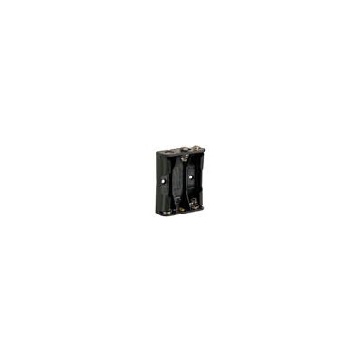 Coupleur - Velleman - de 3 piles aa (LR6), avec contacts a pression