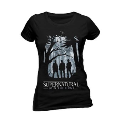 Supernatural T-Shirt fille Group Outline (XXL)