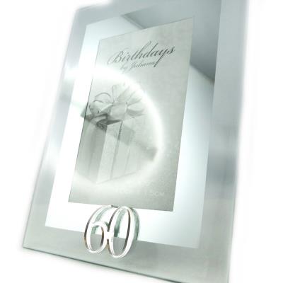 Cadre Photo Anniversaire 60 Ans Chrome 10x15 Cm Achat Prix Fnac