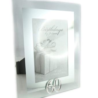 Cadre Photo Anniversaire 60 Ans Chrome 10x15 Cm Achat Prix Fnac