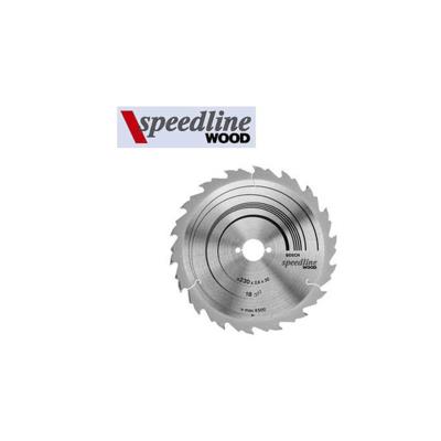 Lame De Scie Circulaire Portative Speedline Wood Ø 190 Al 20 Mm 24 Dents Bosch 2608640799