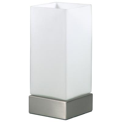 LAMPE TOUCH E14 40W VERRE DÉPOLI ET INOX RANEX 6000.147
