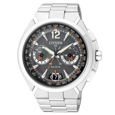Montre Citizen Satellite Wave CC1090-52E Eco-Drive - Argenté et Noir