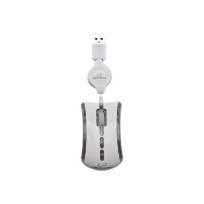 Esperanza EM109W - muis - USB - wit
