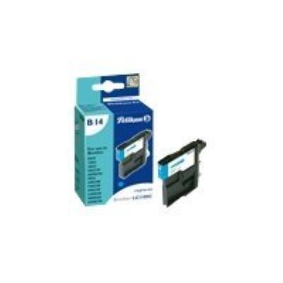 Pelikan B14 - cyaan - inktcartridge (alternative for: Brother LC1100C)