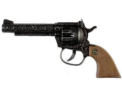 Pistolet en métal - Sheriff - 100 coups : 17.5 cm