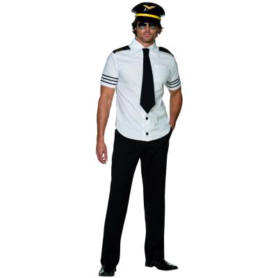Déguisement pilote d'avion homme Large