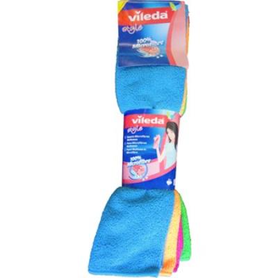 Vileda-style lavette microfibre 4pc
