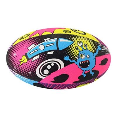 Optimum space monster ballon de rugby multicolore taille 3