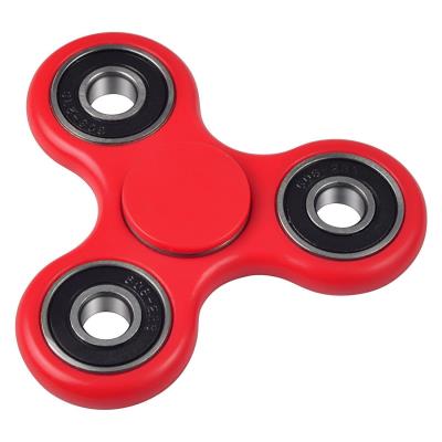 Hand Spinner Fidget ROUGE Finger Spiner Hand Jouet Toupie anti Stress+ Boite
