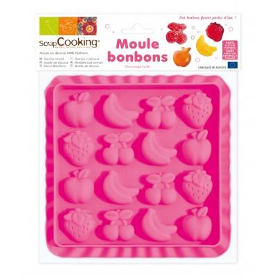 Scrapcooking Moule silicone bonbons fruits