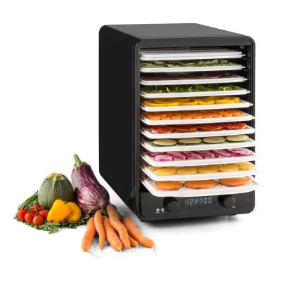 Klarstein Fruitcube Déshydrateur alimentaire 550W 10 étages - rouge & noir