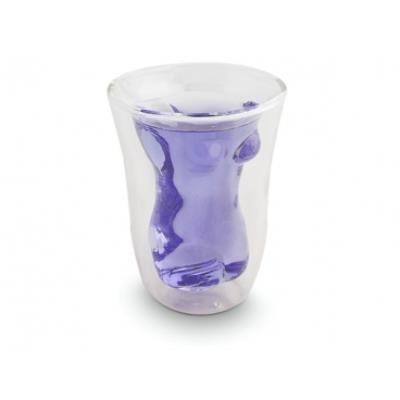 Verre décorative à  double paroi à  la forme d'un corps de femme shooter insolite recipient fete