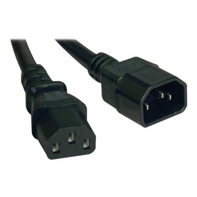 Tripp Lite 3ft Computer Power Cord Extension Cable C14 to C13 13A 16AWG 3' - voedingskabel - 91 cm
