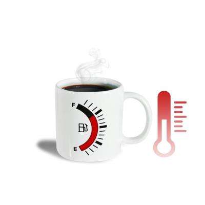 Tasse thermique avec une jauge carburant tasse mug thermosensible thermo réactif chaleur