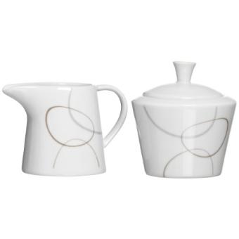 Sucrier Et Pot à Lait Motif Chat - Porcelaine Mignonne Pour Le Petit Déjeuner