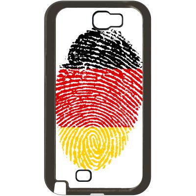 Coque samsung note 2 empreinte digitale drapeau allemagne germany