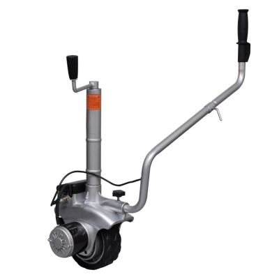 Vidaxl Roue Jockey Motorisée En Aluminium Pour Remorque Portable 12 V 350 W